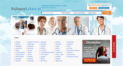 Desktop Screenshot of najlepszylekarz.pl